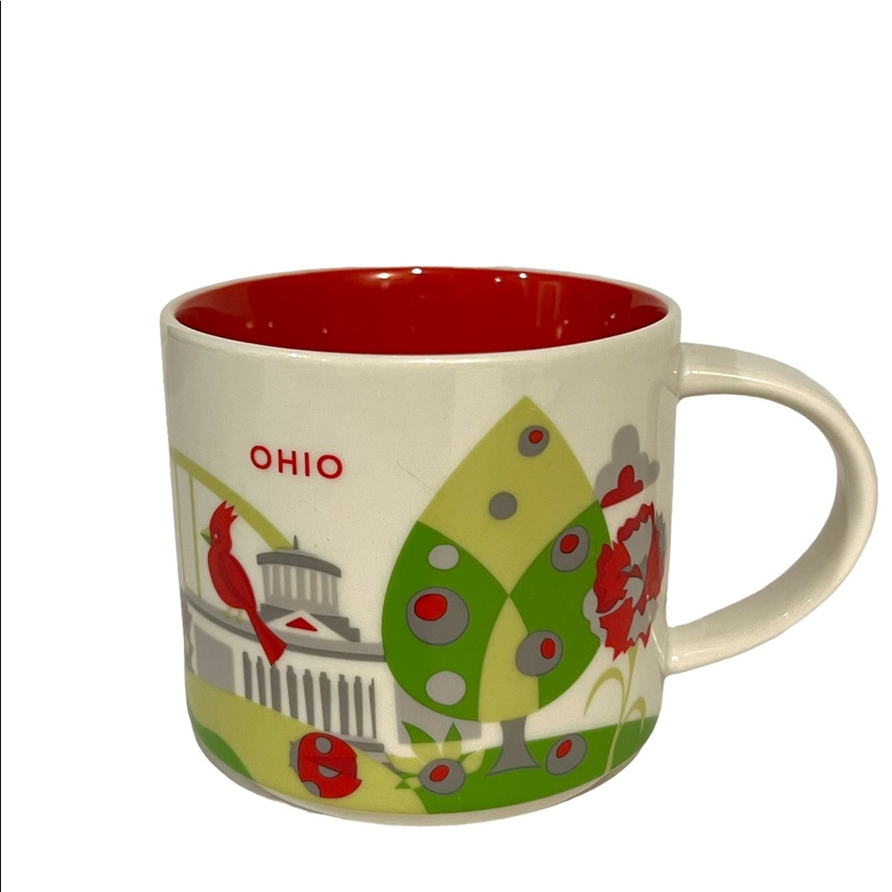 STARBUCKS OHIO You Are Here Collection Coffee Mug Cup 2015 14 oz